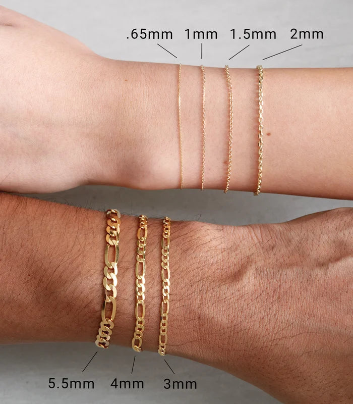 Reversible Diamond Cut Snake Gold Chain
