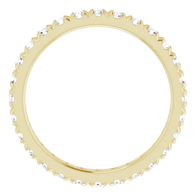 French Set Eternity Band