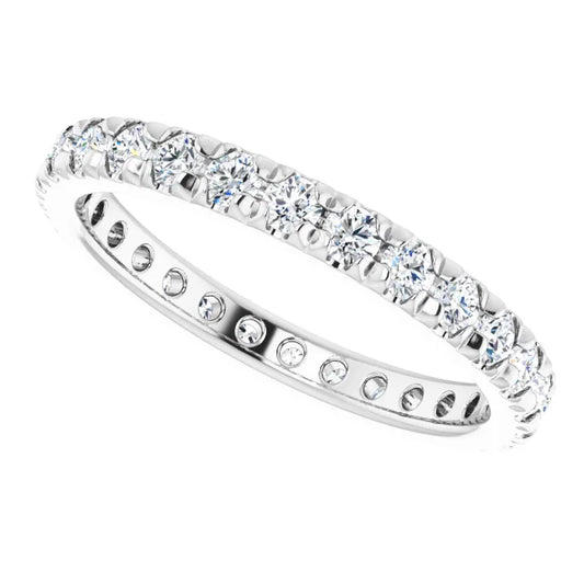 French Set Eternity Band
