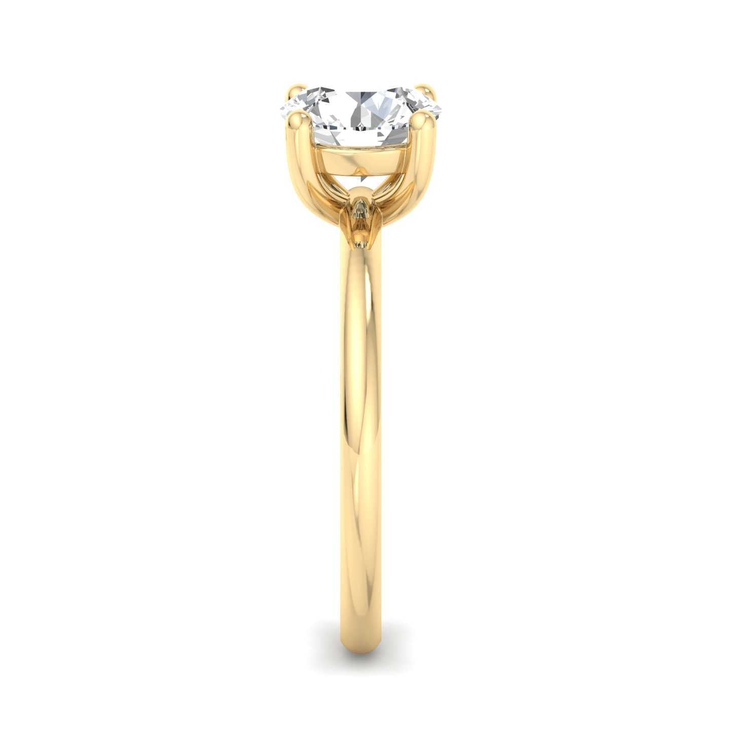 Solitaire Engagement Ring-Round