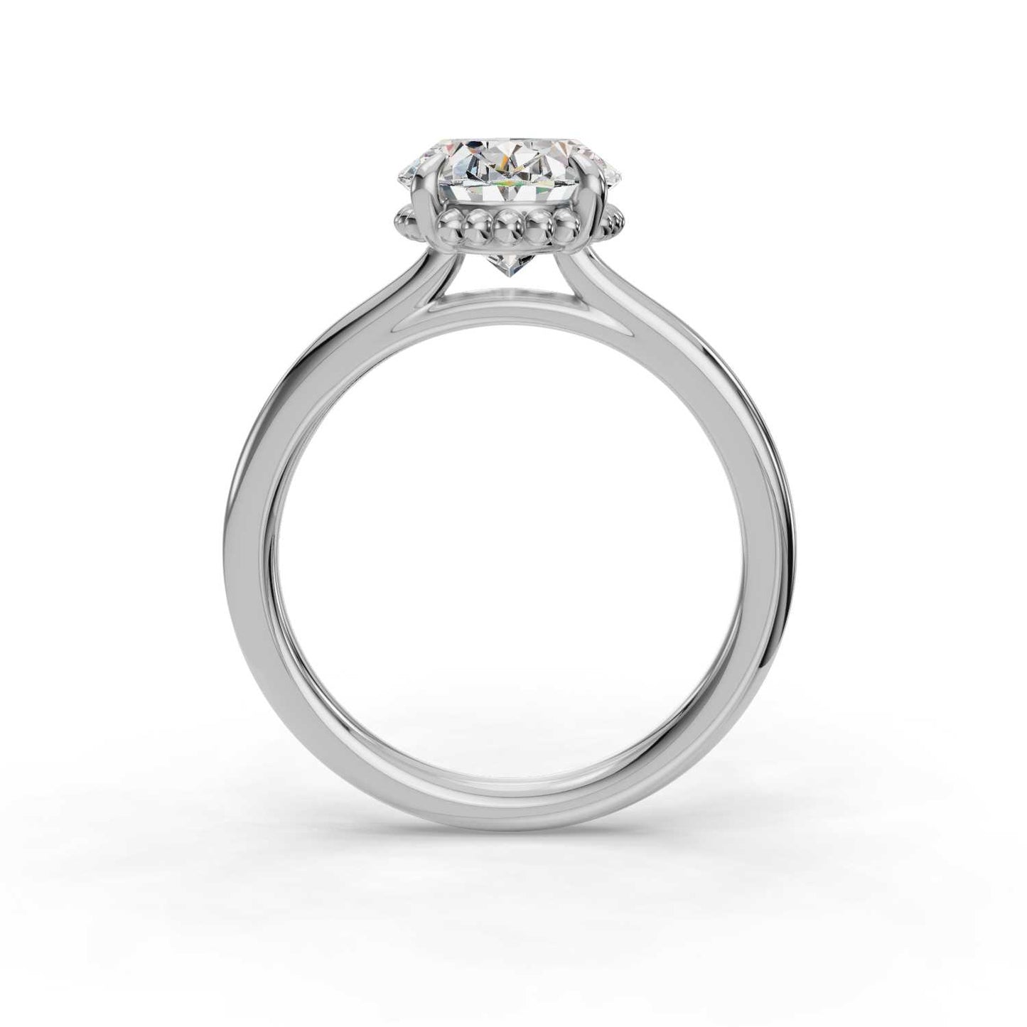 Tejas Oval Solitaire Engagement Ring