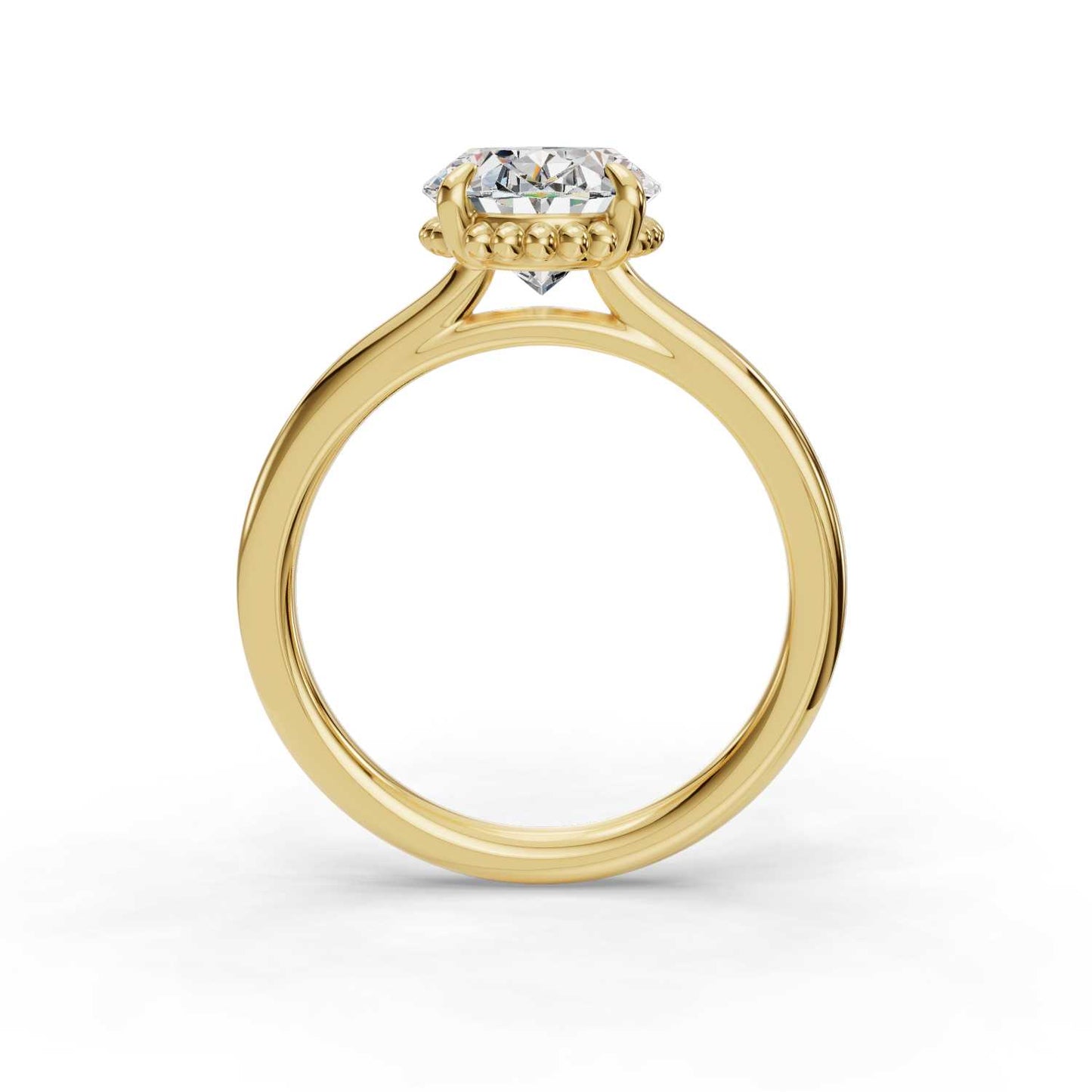 Tejas Oval Solitaire Engagement Ring