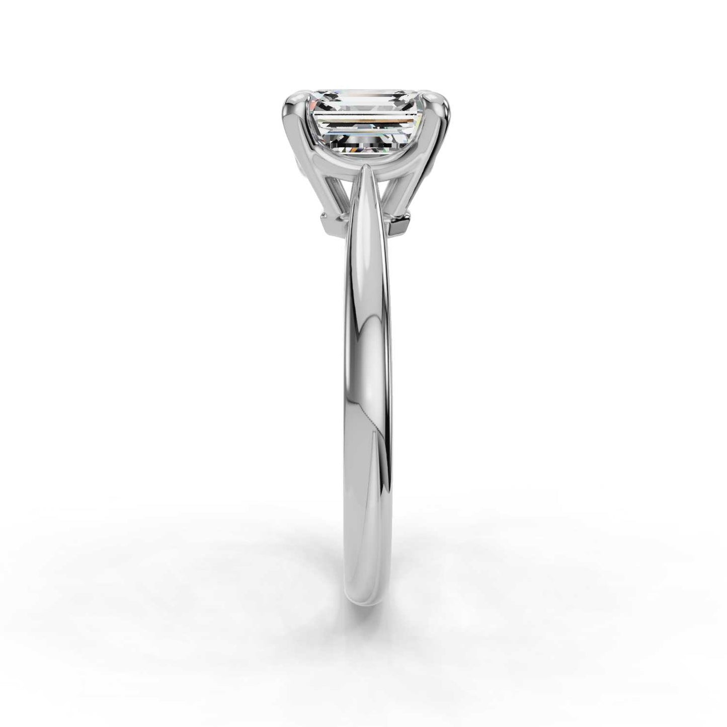 TEJAS ASSCHER SOLITAIRE RING