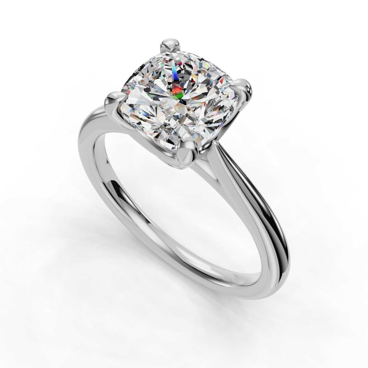 TEJAS CUSHION SOLITAIRE RING