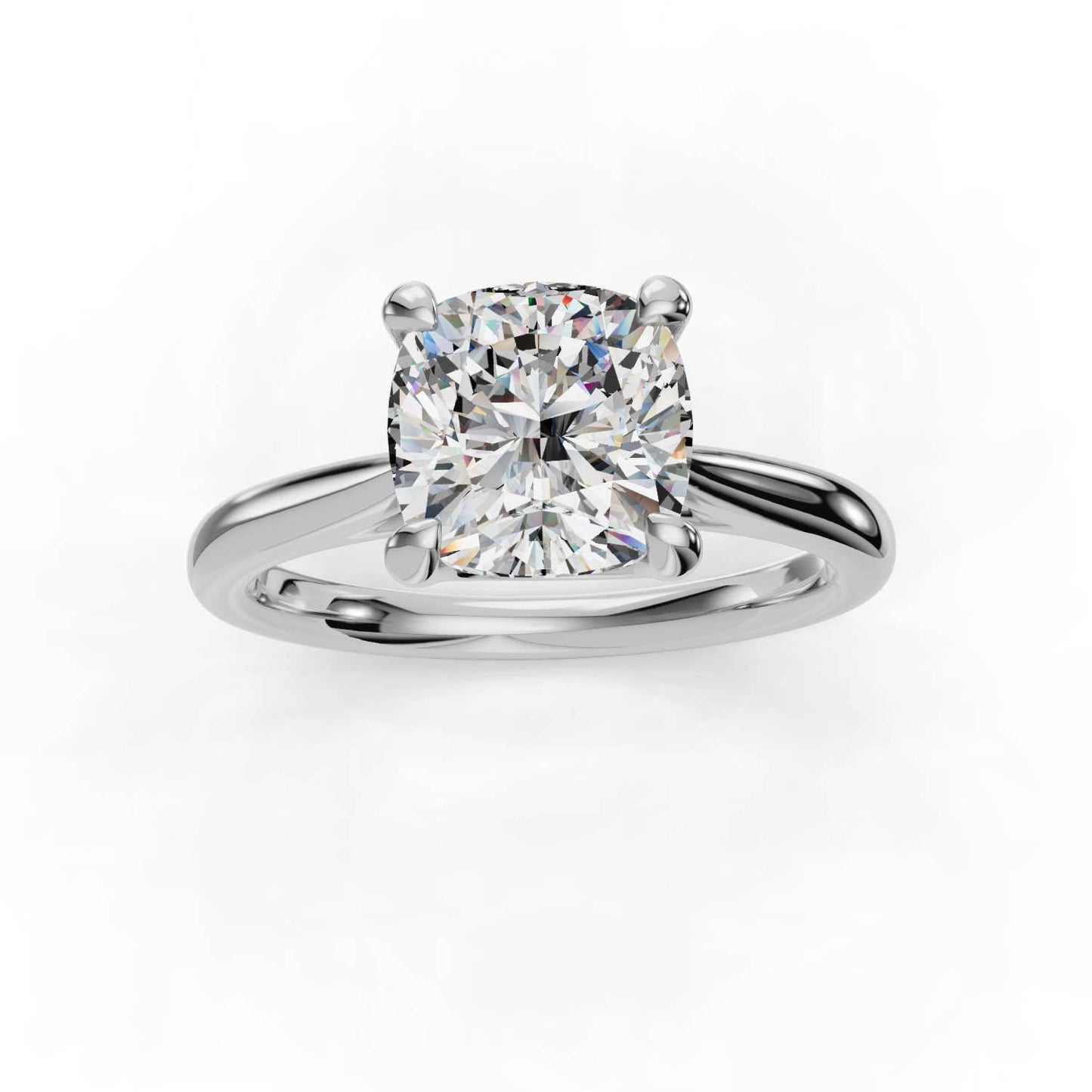 TEJAS CUSHION SOLITAIRE RING
