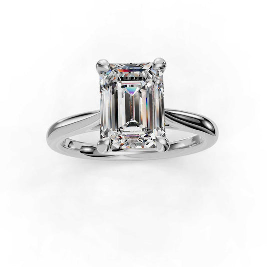 TEJAS EMERALD SOLITAIRE RING