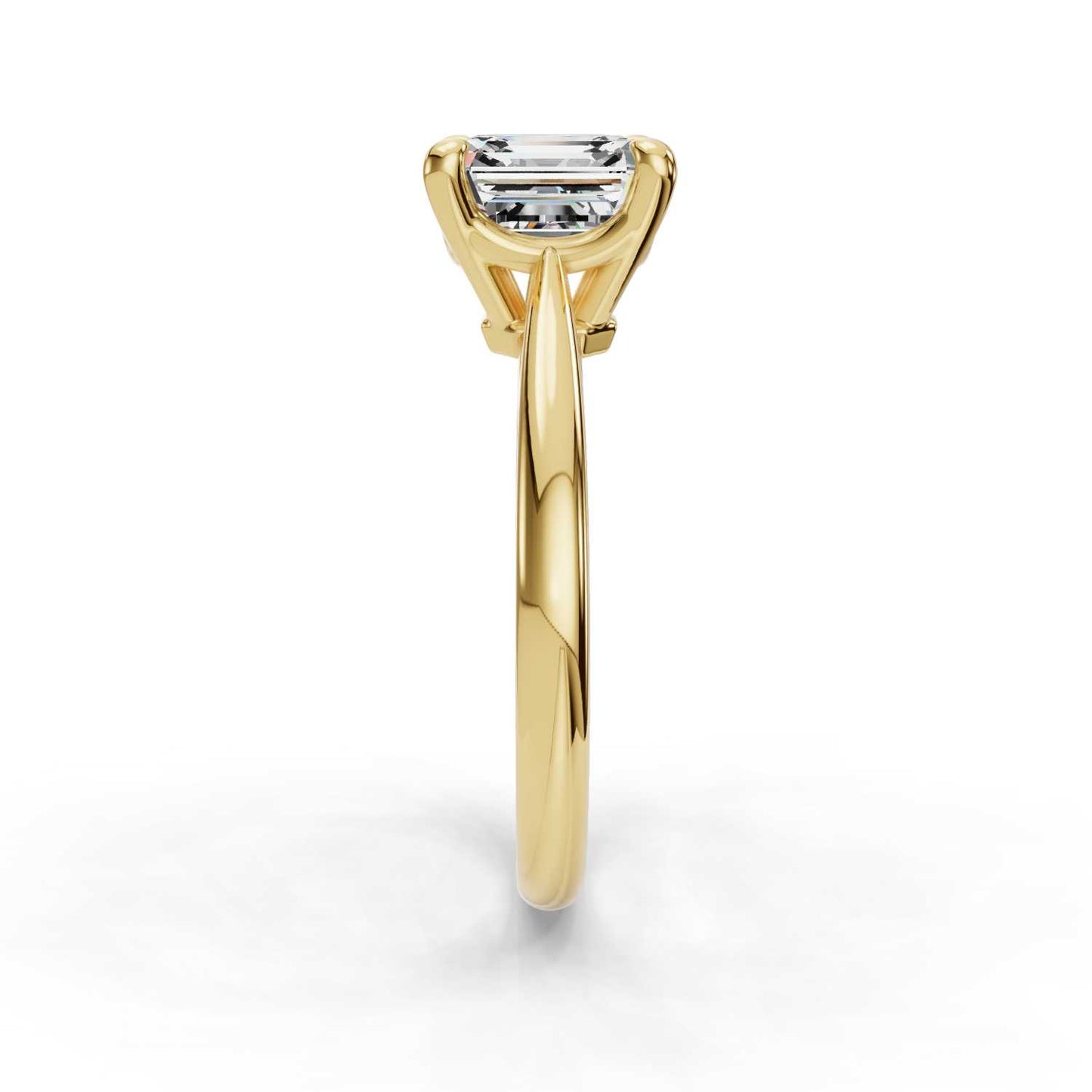 TEJAS ASSCHER SOLITAIRE RING