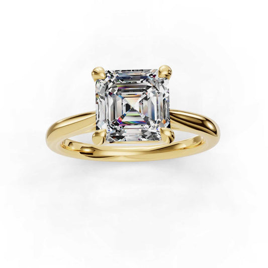TEJAS ASSCHER SOLITAIRE RING