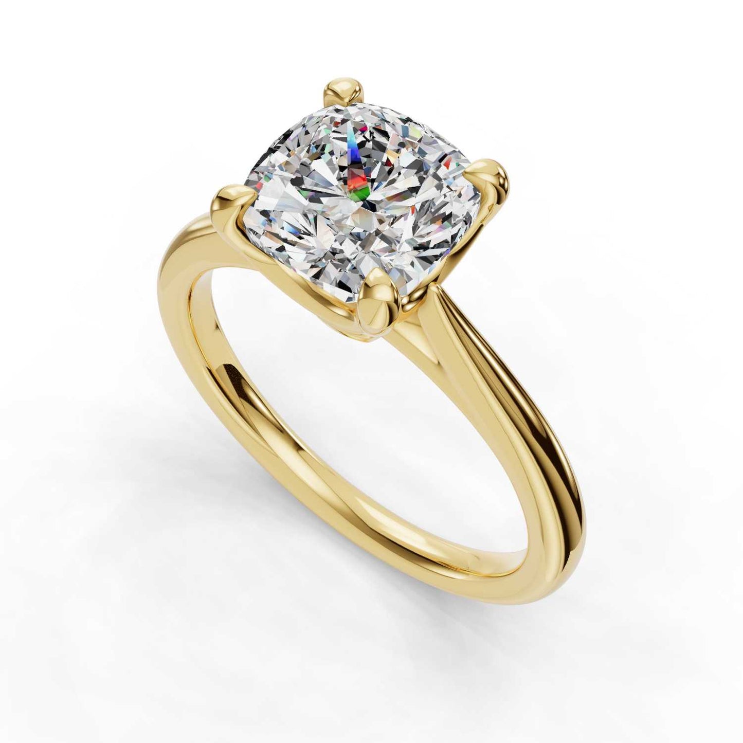 TEJAS CUSHION SOLITAIRE RING