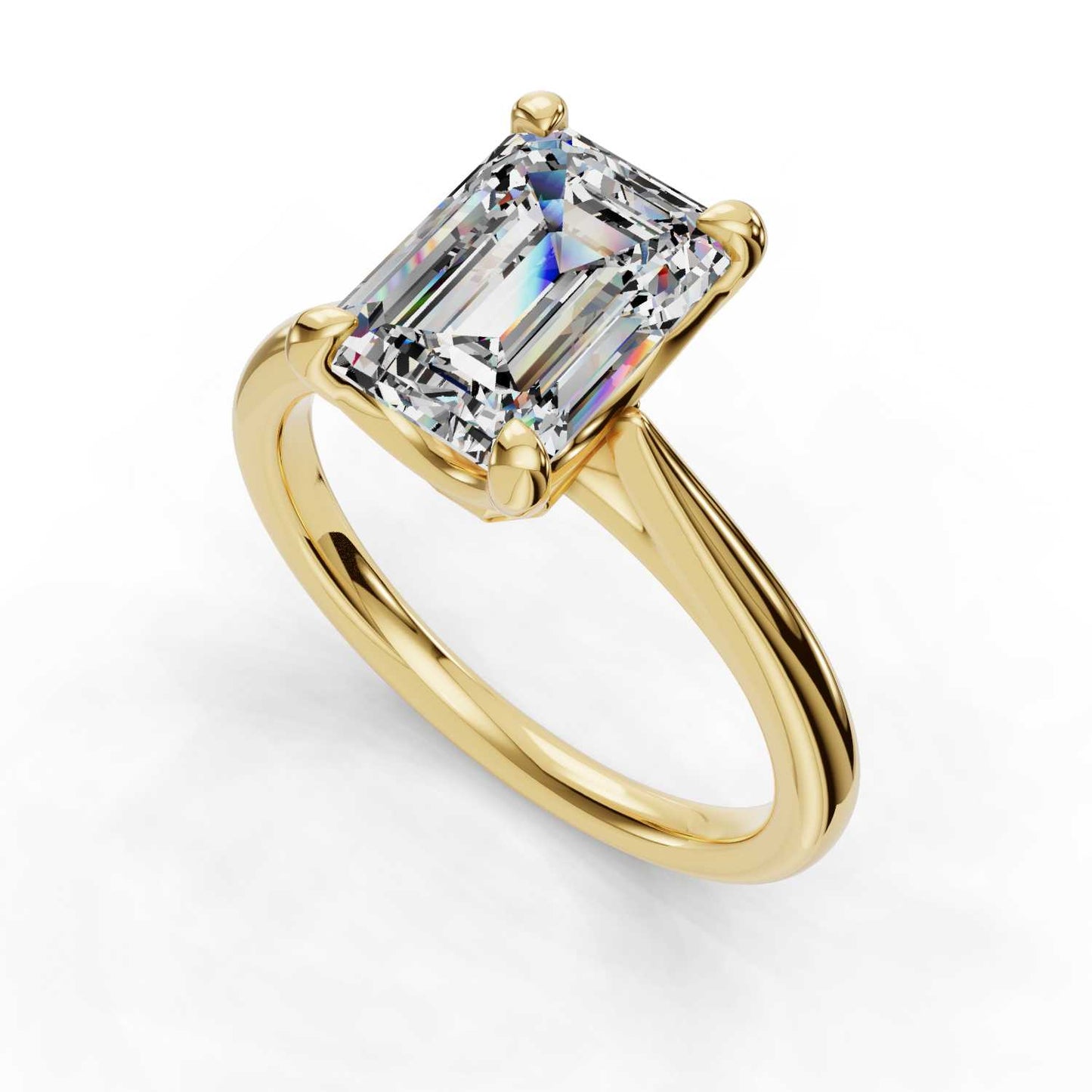 TEJAS EMERALD SOLITAIRE RING