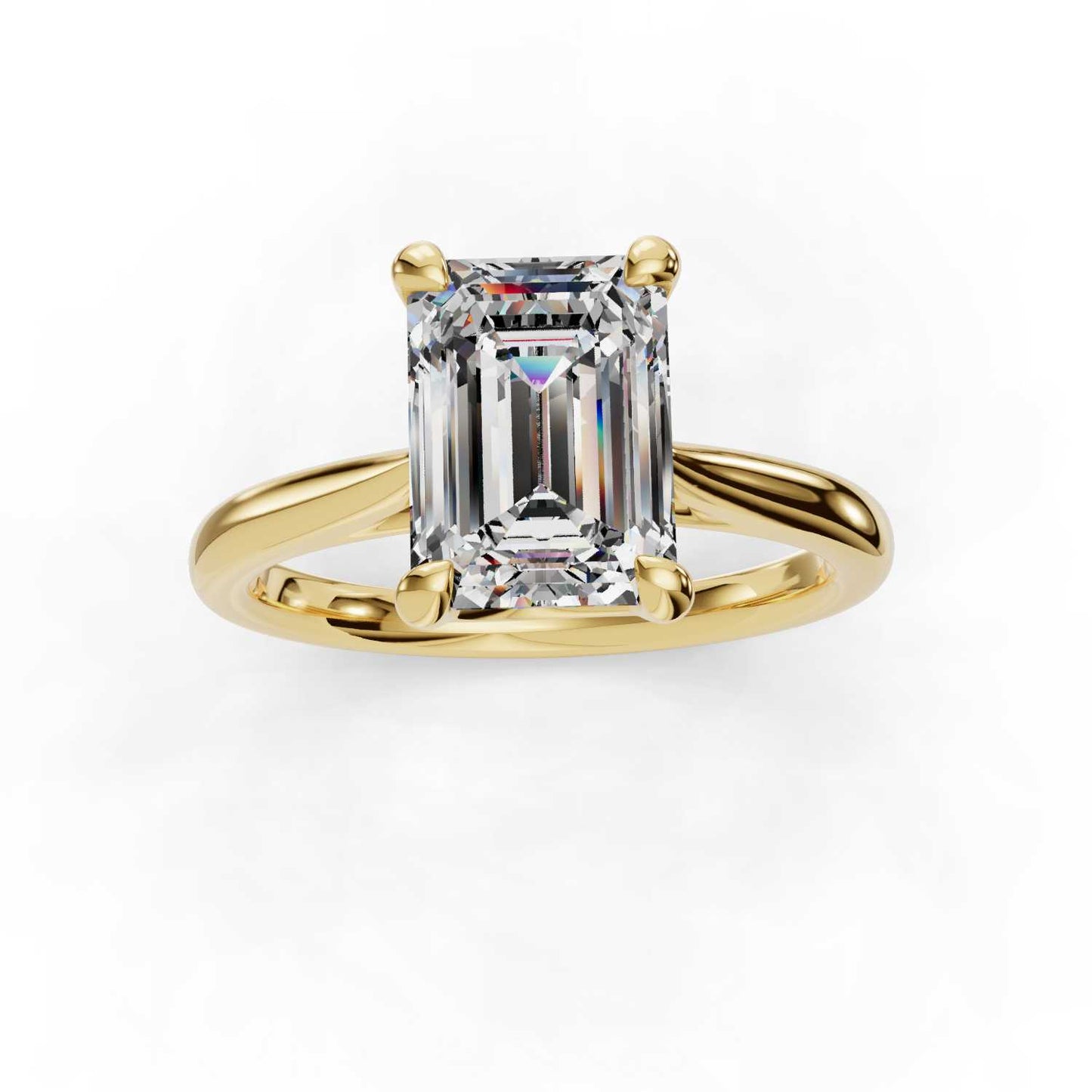 TEJAS EMERALD SOLITAIRE RING