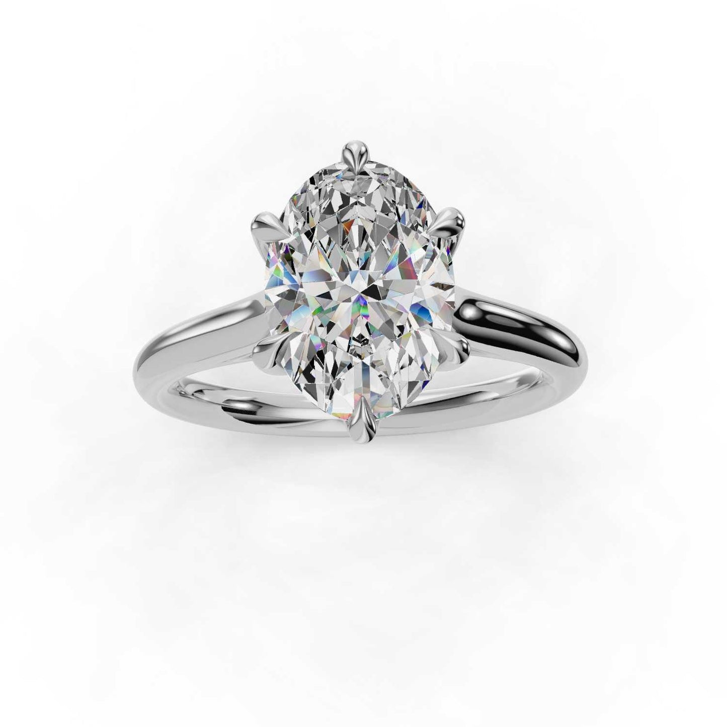 Emma Oval Solitaire Engagement Ring