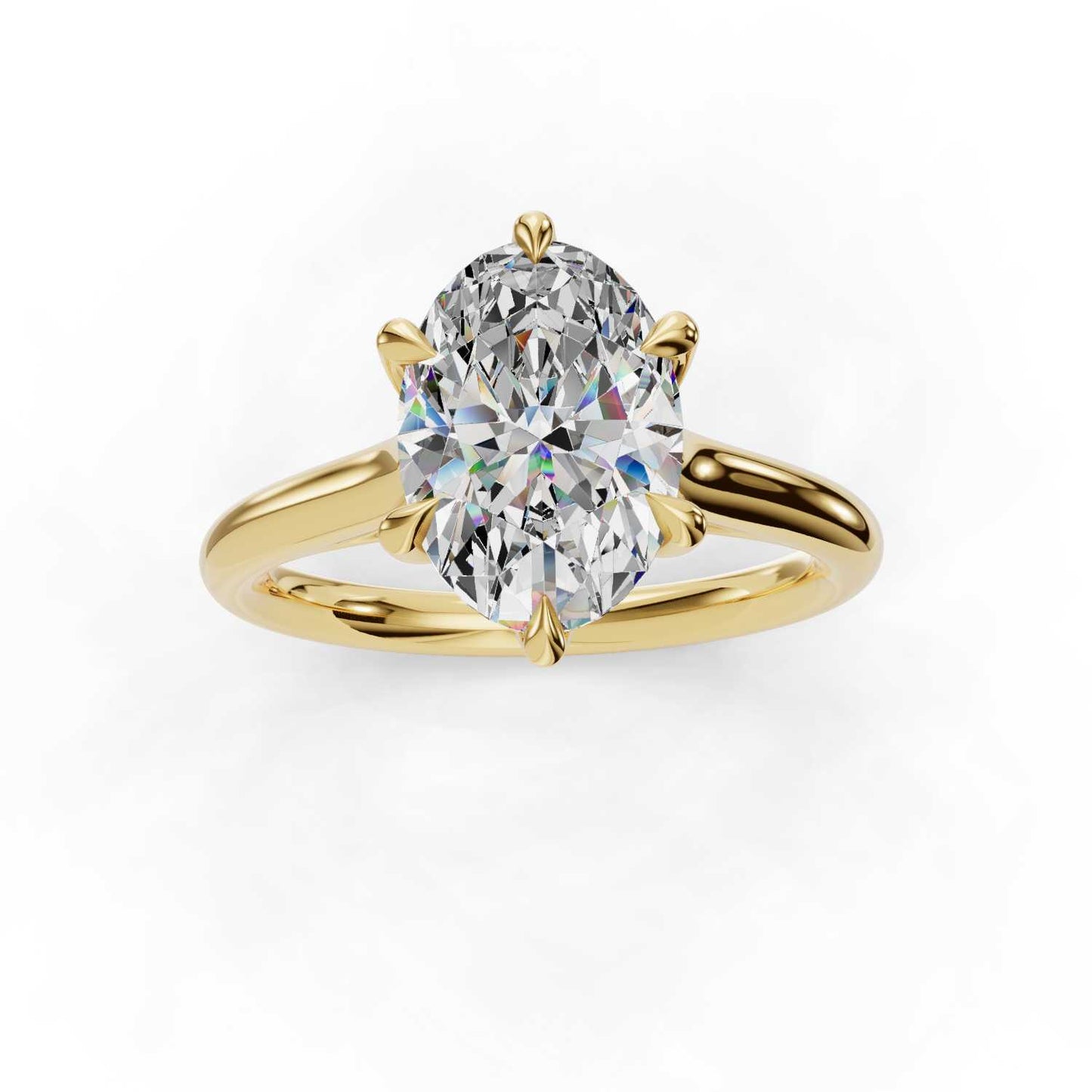 Emma Oval Solitaire Engagement Ring