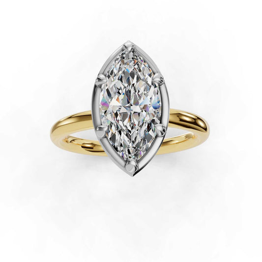 Amelia Marquise Solitaire Engagement Ring