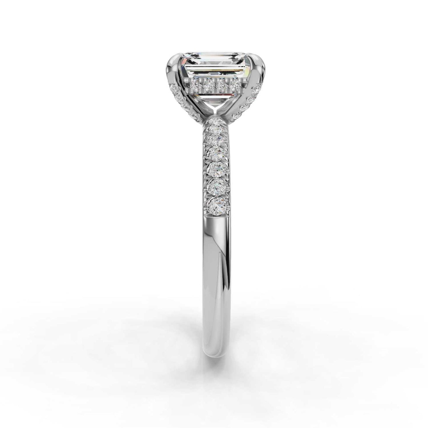 Omnia Engagement Ring-Asscher