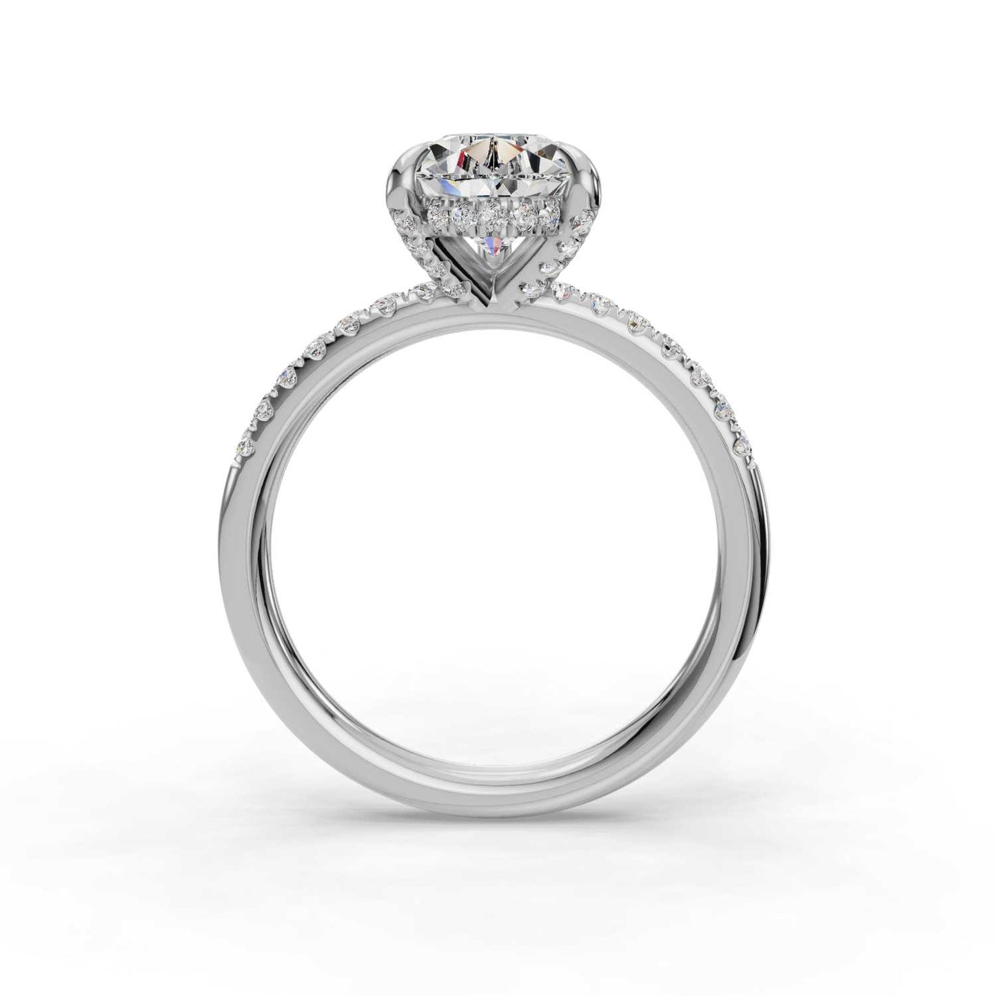 Omnia Engagement Ring-Pear