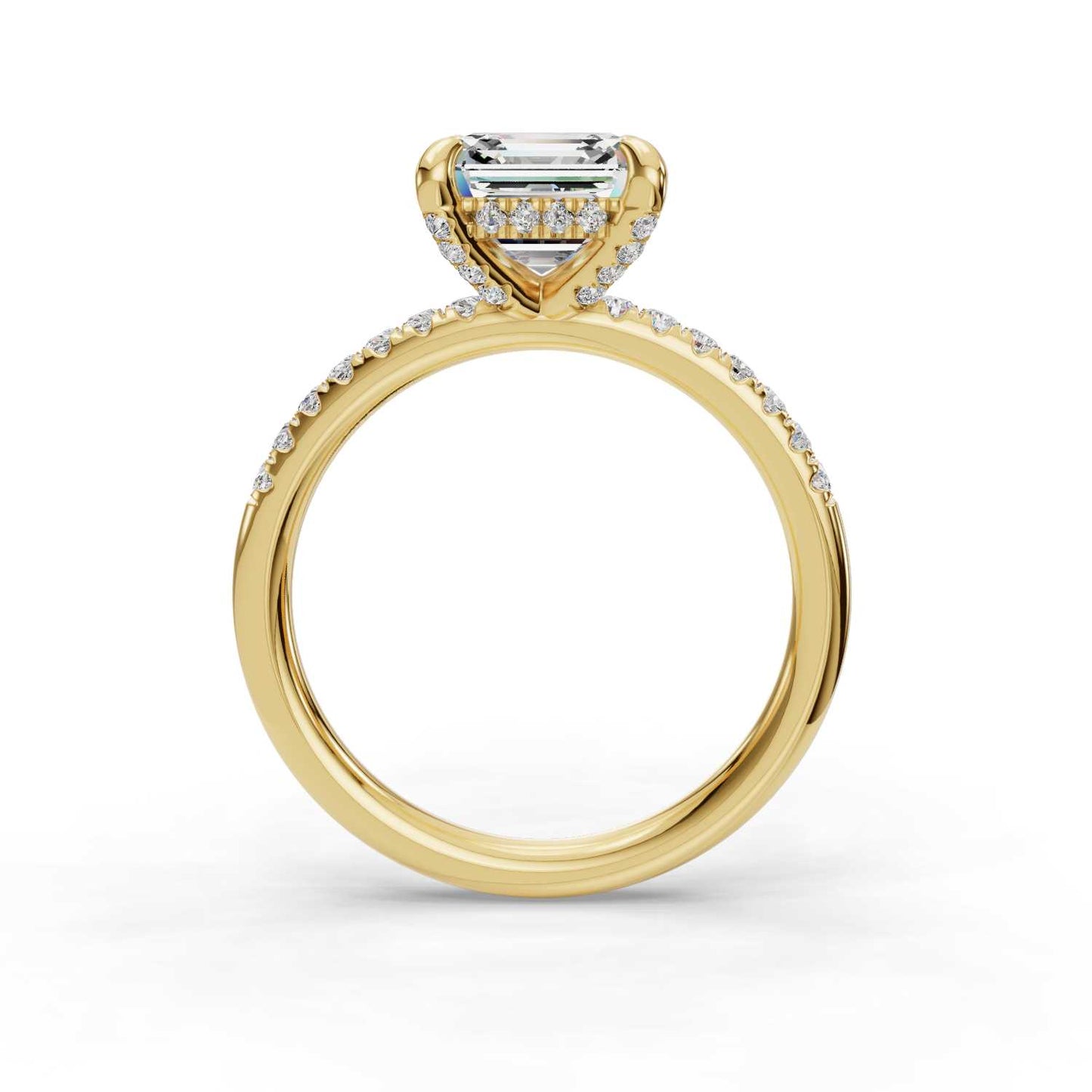 Omnia Engagement Ring-Asscher