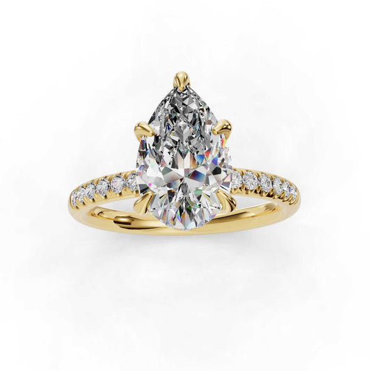 Omnia Engagement Ring-Pear