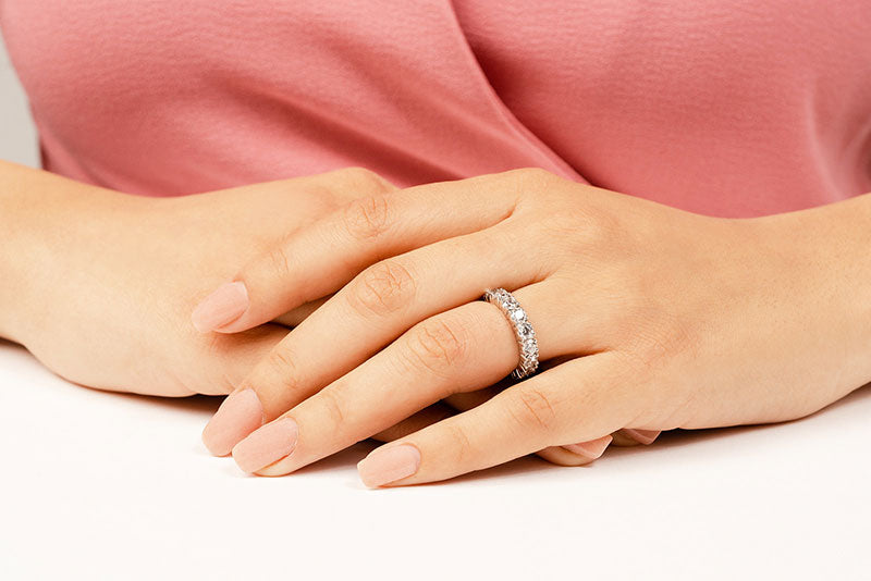 Everlasting Love Four Prong Diamond Eternity Ring