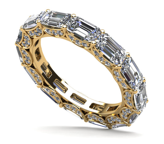 Diamond Eternity Ring With Sash Setting