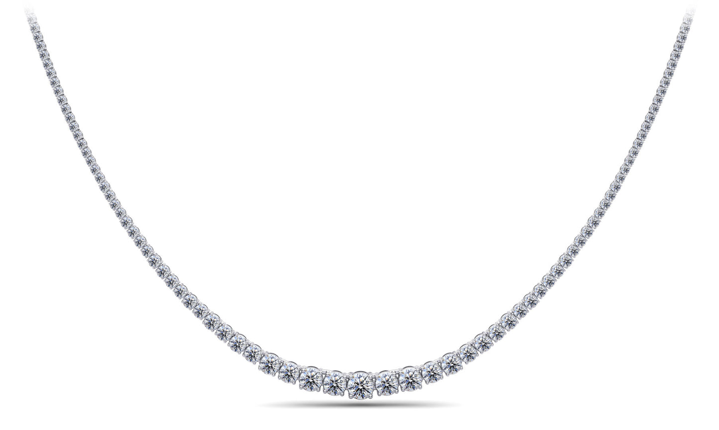 Classic Graduated Strand Of Diamonds