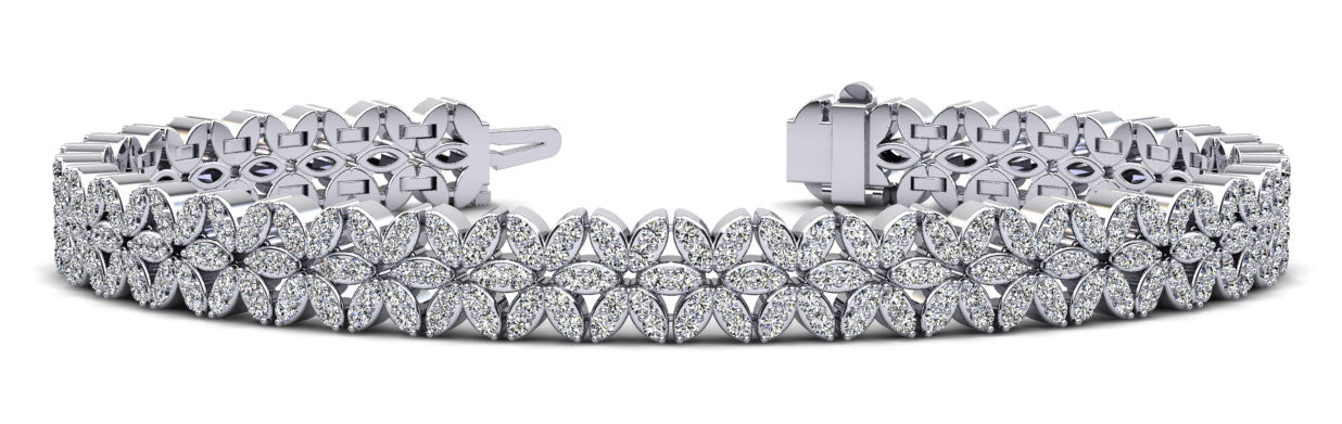 Marquise Diamond Bracelet | IGI Certified