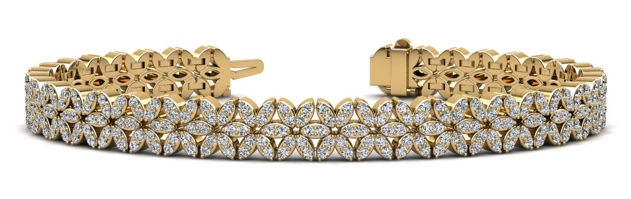 Marquise Diamond Bracelet | IGI Certified