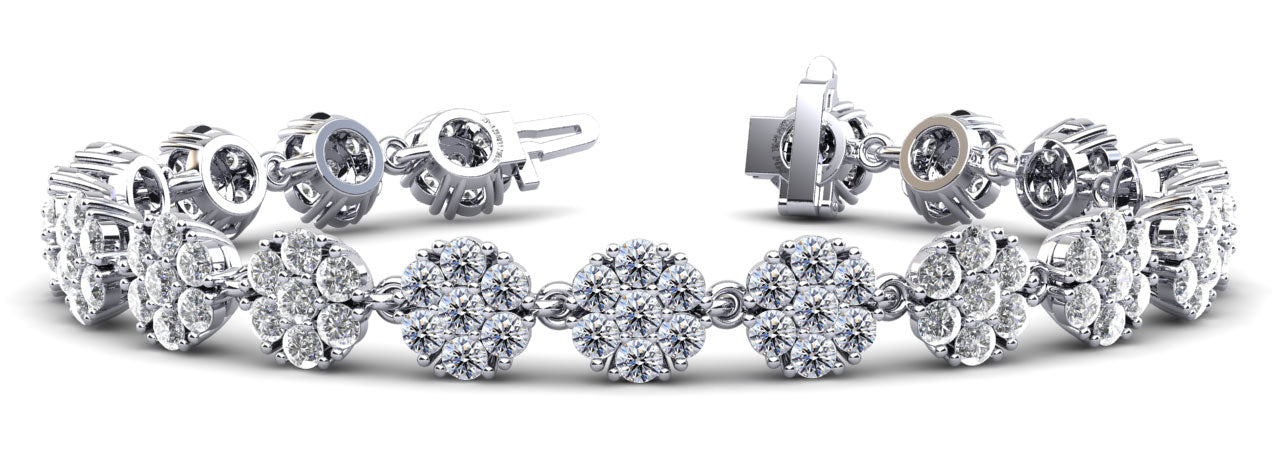 Flowers Of Love Diamond Bracelet