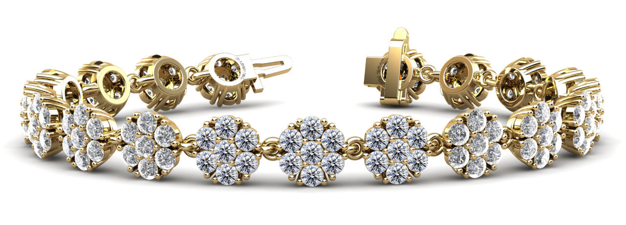 Flowers Of Love Diamond Bracelet