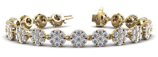 Flowers Of Love Diamond Bracelet