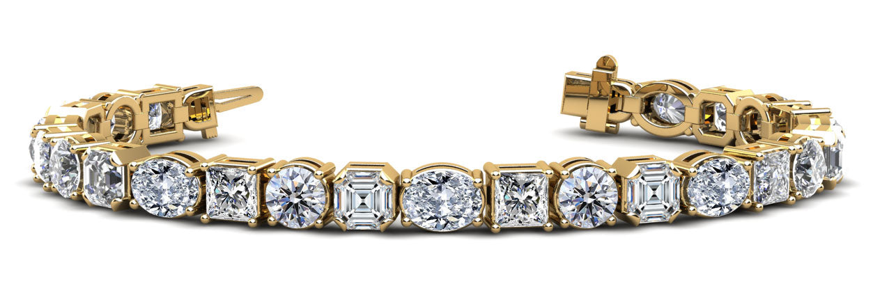 Mixed Shape Dreams Diamond Bracelet