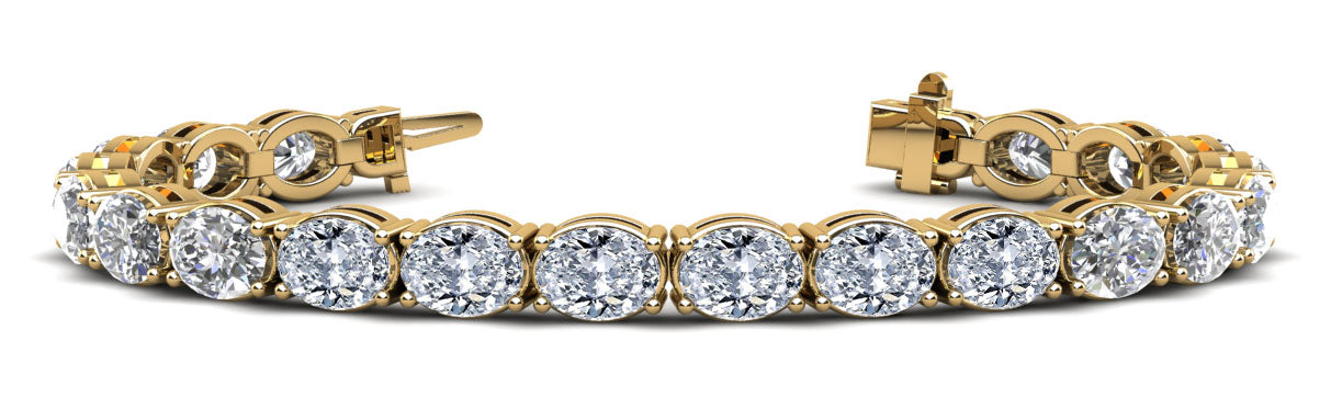 Timeless Beauty Oval Diamond Tennis Bracelet