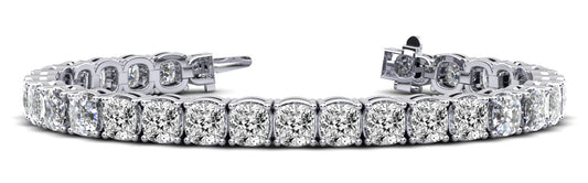 Everlasting Cushion Cut Diamond Tennis Bracelet