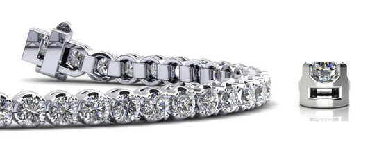 Captivating Shimmer Diamond Tennis Bracelet