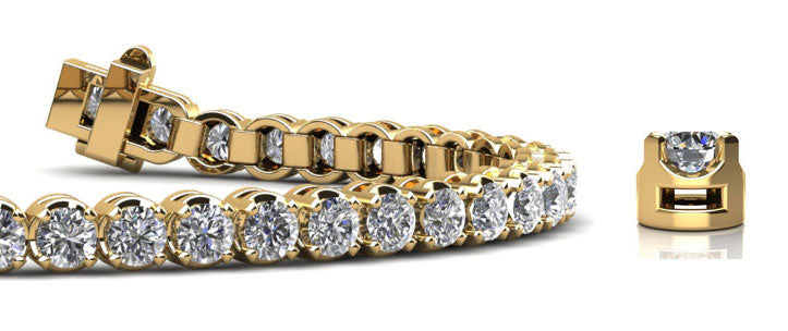 Captivating Shimmer Diamond Tennis Bracelet