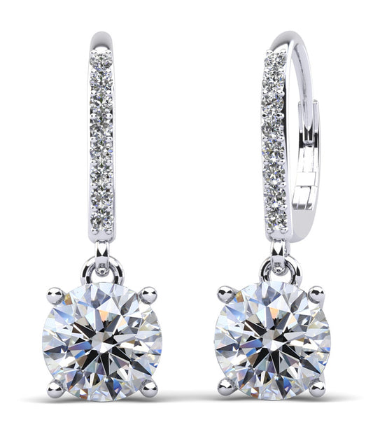Brilliance Diamond Drop Earrings
