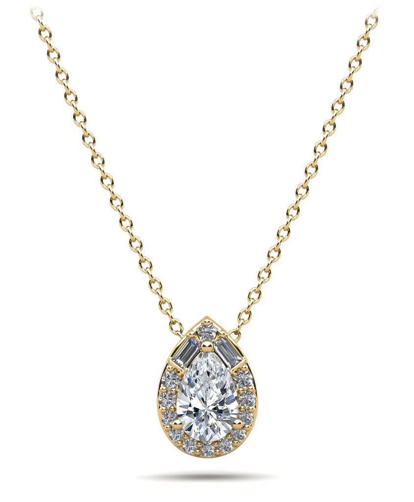 Pear Shape Diamond Dreams Necklace