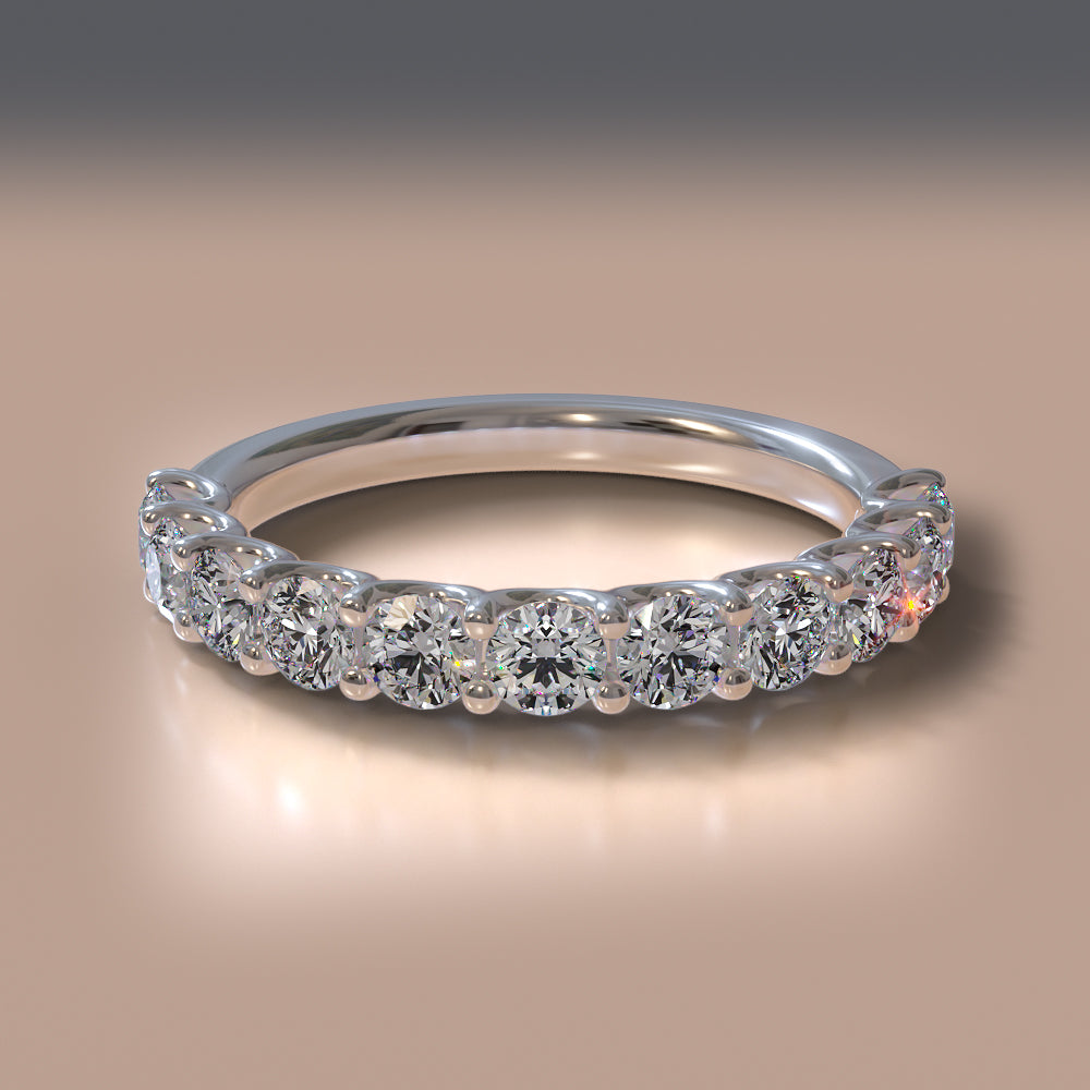 Sparkle Brilliant Round Diamond Anniversary Ring