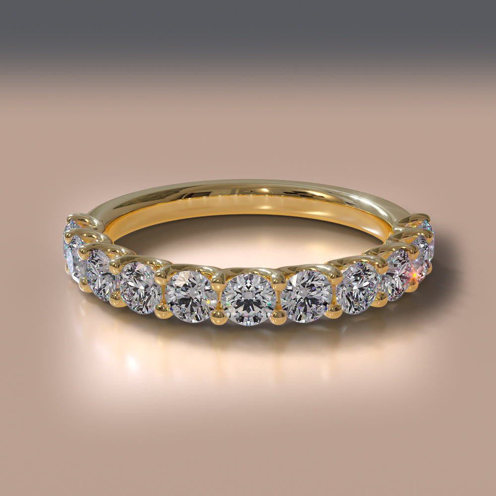 Sparkle Brilliant Round Diamond Anniversary Ring