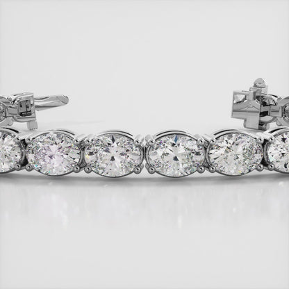 Timeless Beauty Oval Diamond Tennis Bracelet