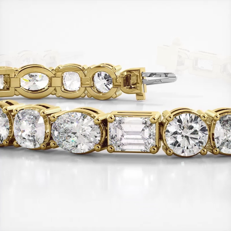 Mixed Shape Brilliance Diamond Bracelet
