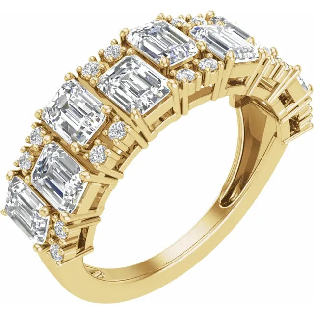 14K 3 CTW Lab-Grown Diamond Anniversary Band