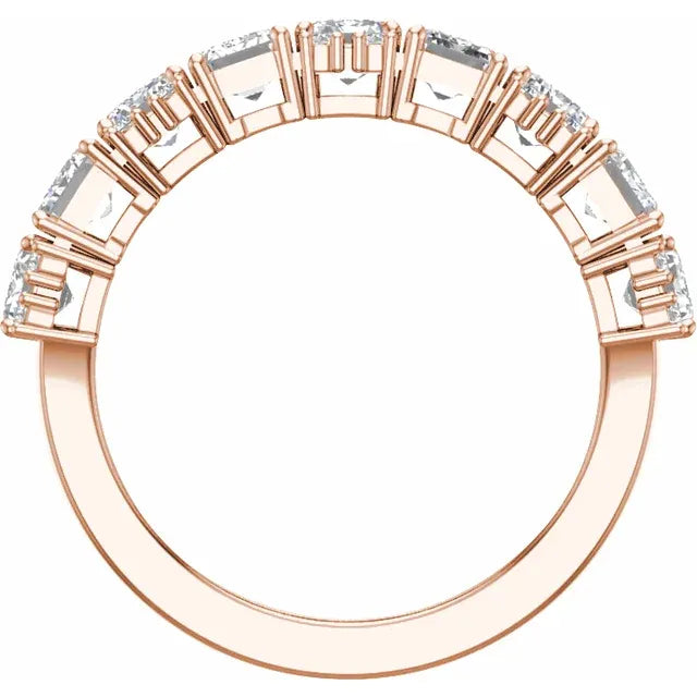 14K 3 CTW Lab-Grown Diamond Anniversary Band