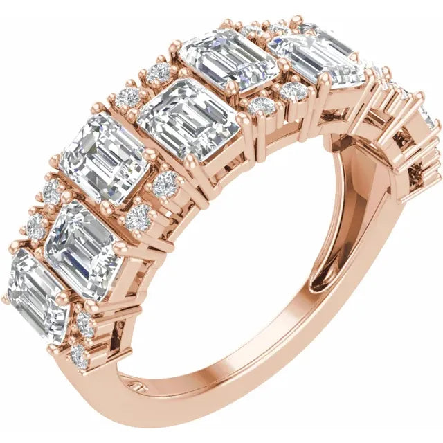 14K 3 CTW Lab-Grown Diamond Anniversary Band