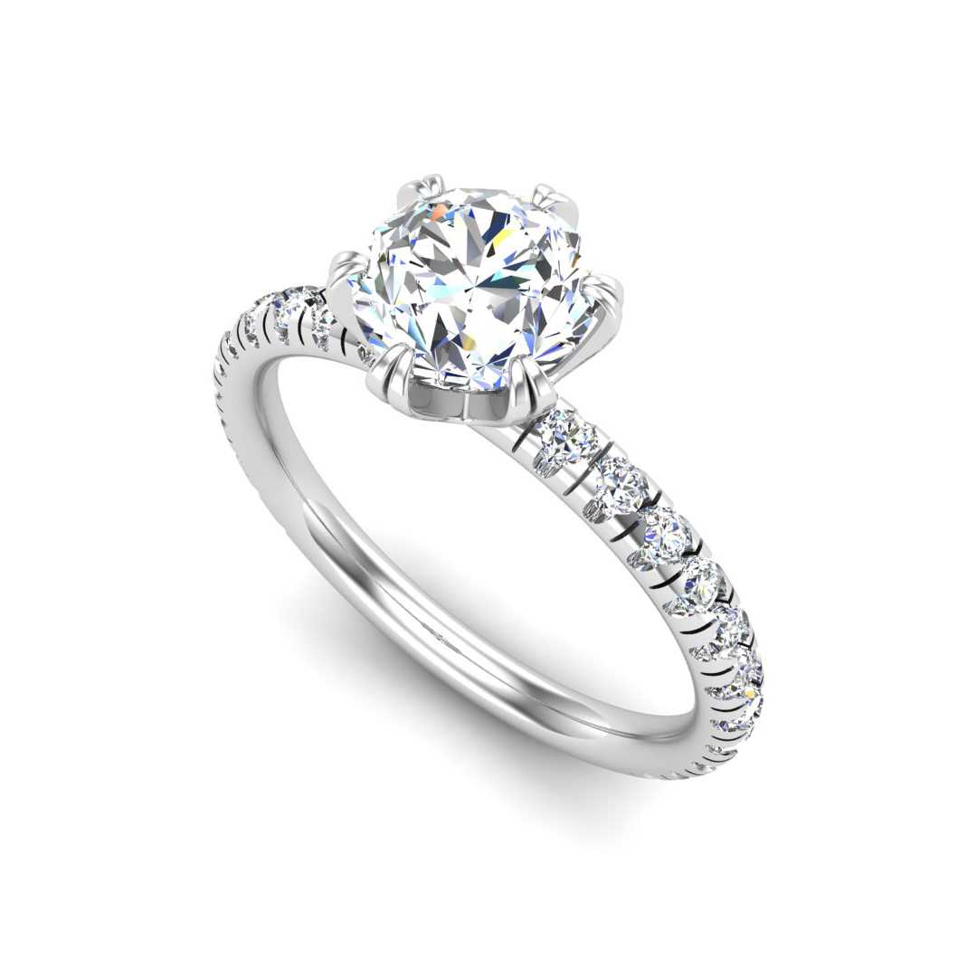 Lucens Engagement Ring-Round