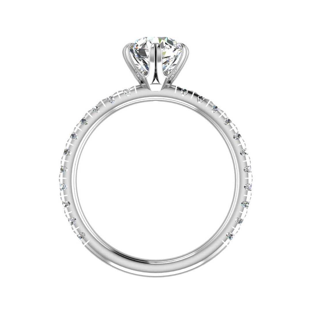 Lucens Engagement Ring-Round