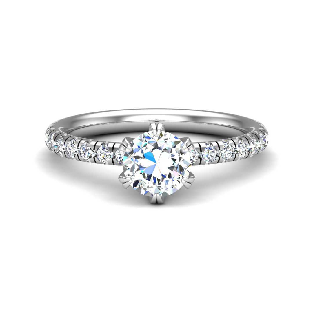 Lucens Engagement Ring-Round