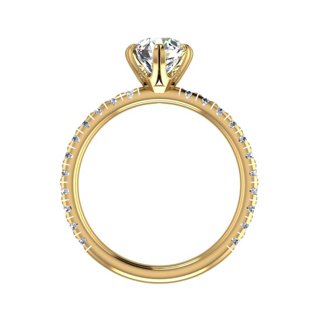 Lucens Engagement Ring-Round