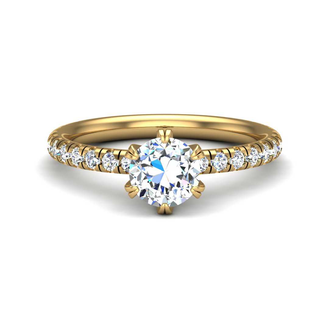 Lucens Engagement Ring-Round