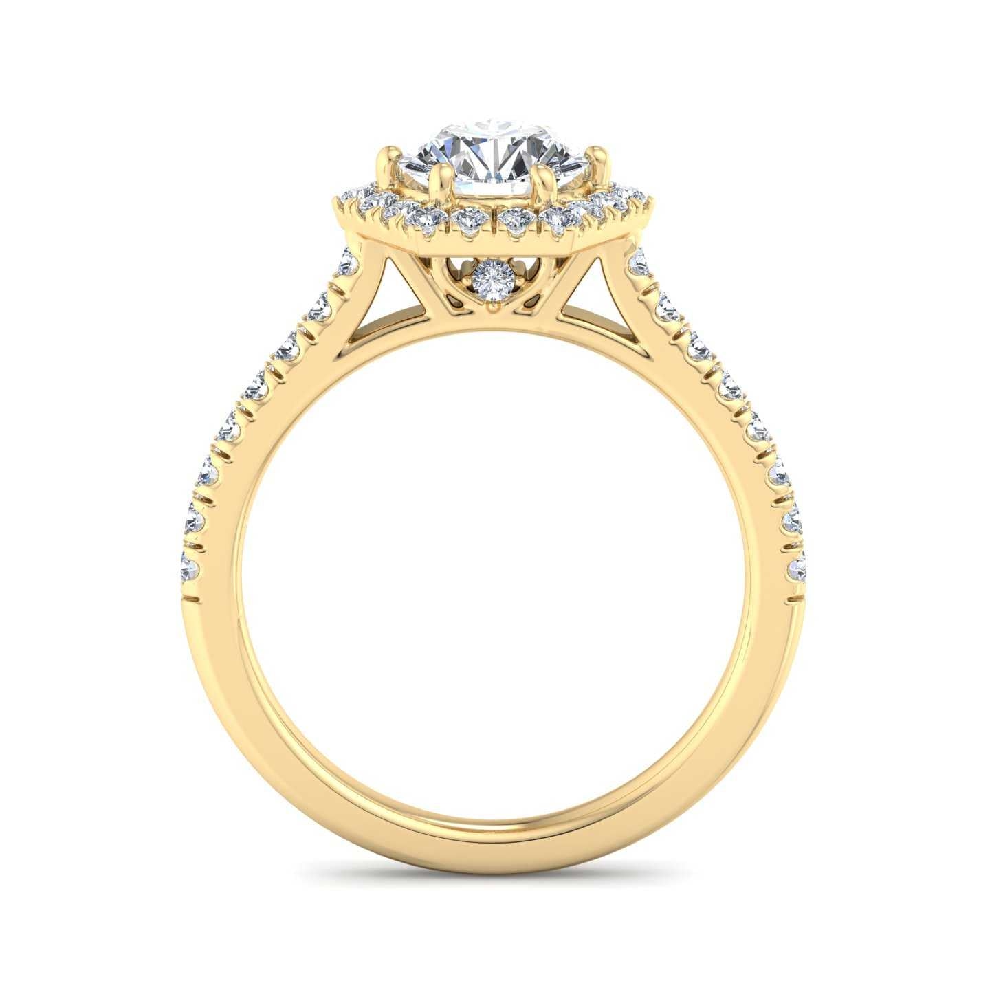 Antonia Engagement Ring – Halo Diamond Brilliance